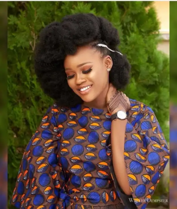 BBNaija star, Cee-C Wows In Ankara Jumpsuit